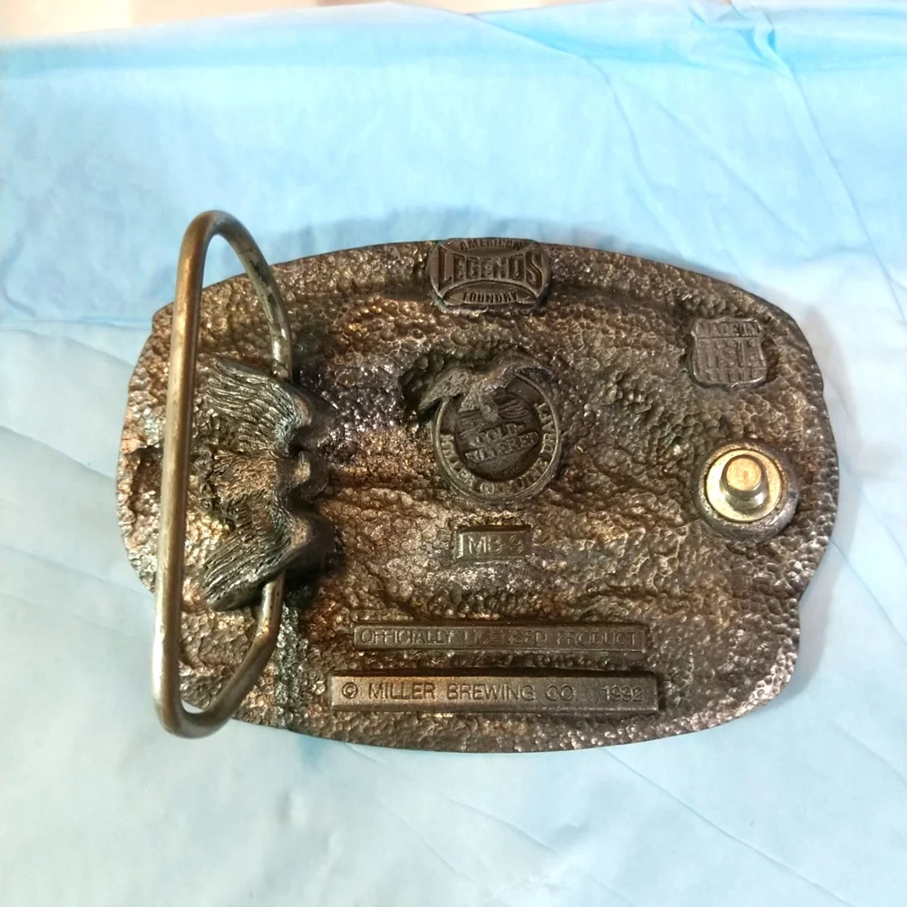 VTG. Miller Genuine Draft Brewing Co. Official Licensed Belt Buckle